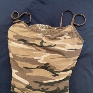 Camo camisole greens/black XL